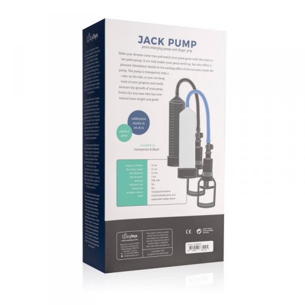 Finger Grip Penis Pump - Black