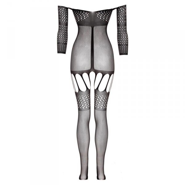 Stunning Suspender-bodystocking Rosa - black