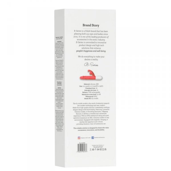 Silicone Vibrator 7 Vibration modes -
10 thrusting and
7 Flapping