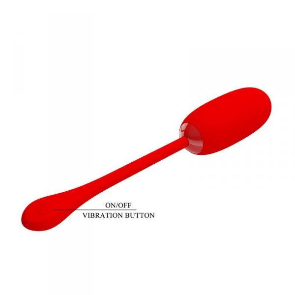 PRETTY LOVE - JULIUS EGG Red 12 function vibrations