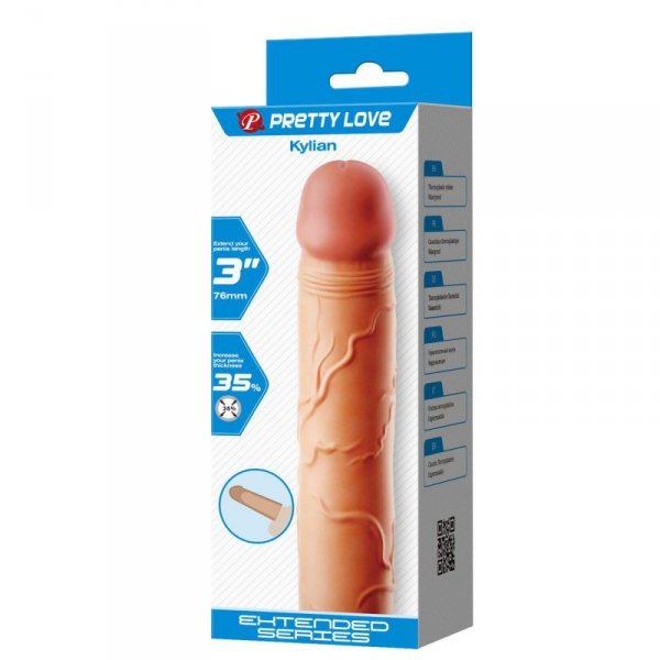 PRETTY LOVE - Kylian Flesh, Extend your penis lenghth 3&#039;&#039; (76mm)