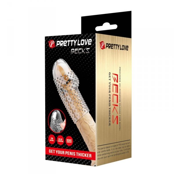 Pretty Love Penis Sleeve – Becks (Clear)