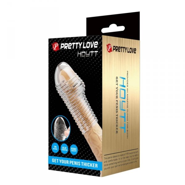 Pretty Love Penis Sleeve – Hoytt (Clear)