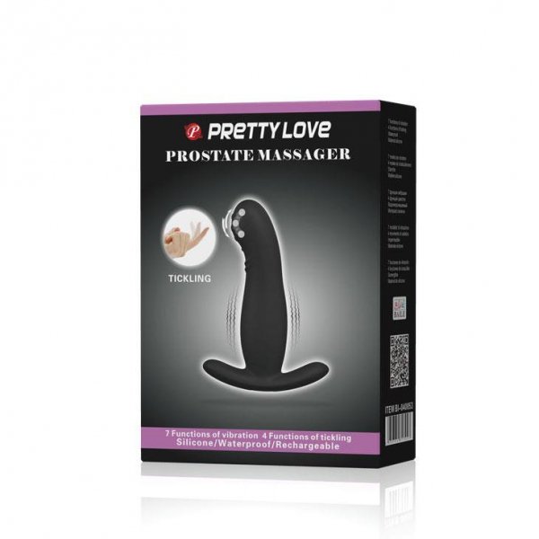 PRETTY LOVE - PROSTATE MASSAGER Tickling 4 & Vibrating 7 USB