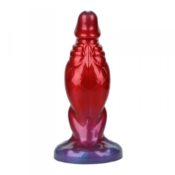 Power Monsters Shadow Behemoth – 22 cm Rippled Monster Silicone Dildo