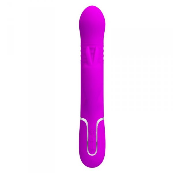 PRETTY LOVE - Coale Twinkled Tenderness Purple, 7 vibration functions 4 rotation functions 4 thrusting settings