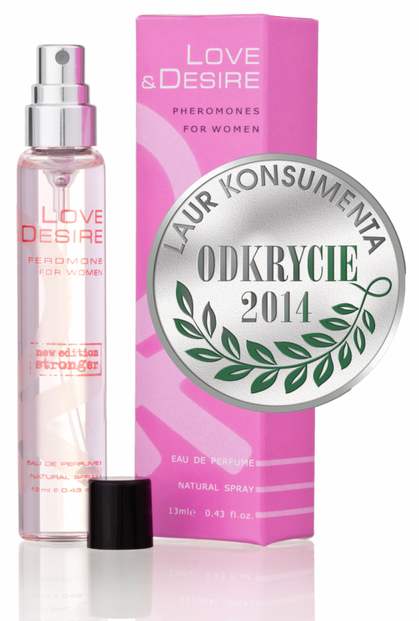 EROTYCZNE PERFUMY Z FEROMONAMI DLA KOBIET NR1 LOVE &amp; DESIRE 15ml