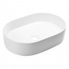 Umywalka ceramiczna nablatowa owalna Desna 50x35 biała