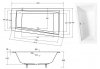 BESCO Wanna 150x85 Intima Slim Lewa + Syfon