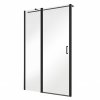 Exo-C drzwi prysznicowe walk-in 110x190 czarny matt