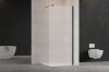 Invena ścianka walk-in ryflowana 110x200 kabina szyba szkło 8 mm hartowane