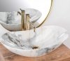 Umywalka ceramiczna nablatowa REA ROYAL GRANIT imitacja kamienia