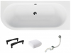 BESCO Wanna 160x75 Avita Slim Prawa + Syfon