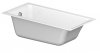 Wanna prostokątna Larga SLIM 160x75 cm + syfon clik-clack