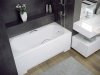 BESCO Wanna 160x70 Aria Plus z białą obudową + Syfon
