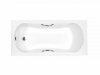 BESCO Wanna 140x70 Aria Plus z białą obudową + Syfon