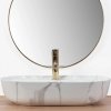  Umywalka ceramiczna nablatowa Aura 61 Marmo Shiny 