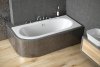 BESCO Wanna 180x80 Avita Slim Prawa + Syfon