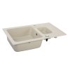 Zlewozmywak granitowy Madagaskar SGQ 431T + Bateria Granit 6