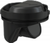 Kratka ściekowa 105×105/50 mm Black odpływ boczny syfon SMART