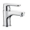 Bateria umywalkowa SAGRA z korkiem chrom BQR_022D