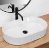 Umywalka ceramiczna nablatowa REA NADIA 60 WHITE biała