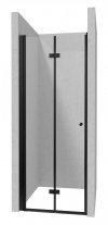 Drzwi prysznicowe składanr Kerria Plus 80 nero - czarne KTSXN42P^KTS^N00X