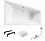 BESCO Wanna 170x125 Intima Duo Slim Prawa + Syfon