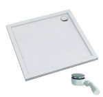 Brodzik kwadratowy 90x90x4,5 Corrina New Stabilsound Plus