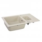 Zlewozmywak granitowy Madagaskar SGQ 431T + Bateria Granit 6