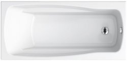 Wanna prostokątna akrylowa Cersanit Lana 160x70 + biała obudowa + syfon nogi ręcznik