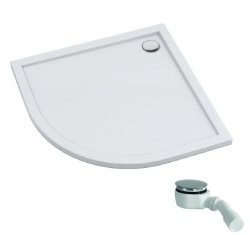 Brodzik półokrągły 80x80x4,5 Corrina New Stabilsound Plus