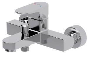 Bateria wannowa ścienna Vigo chrom S951-010