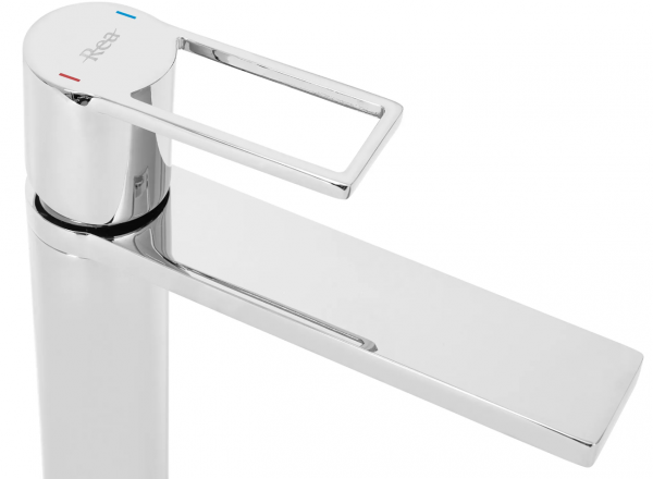 Bateria stojąca umywalkowa Flip wysoka Rea chrom