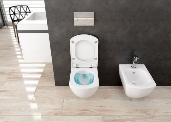 Miska wisząca Anemon zero + DESKA duroplast wolnyopad CDZ_6ZPW^CDZ_6ZOZ