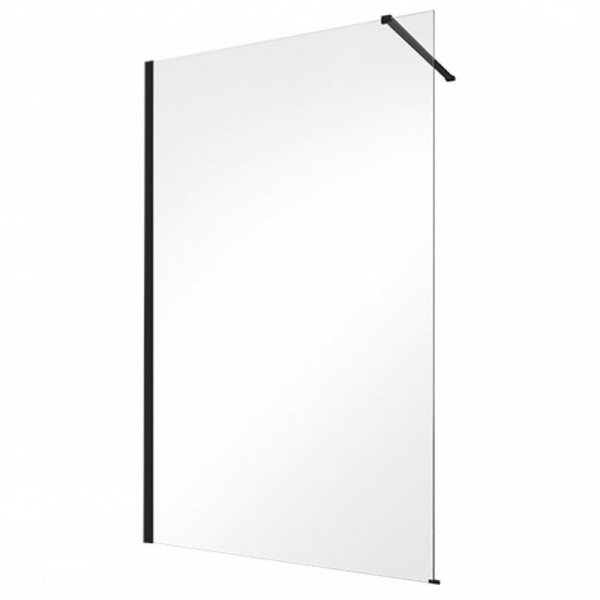 Eco-N kabina walk-in 120x195 Czarny matt