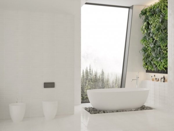 Płytka ścienna WALL WHITE BABILON SHINY 30x60 cm