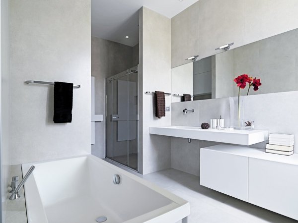 BESCO Wanna 155x70 Quadro z białą obudową + Syfon