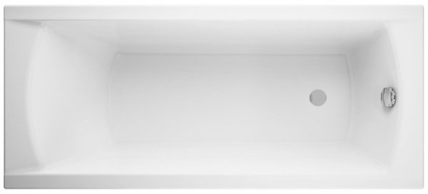 Wanna prostokątna akrylowa Cersanit Korat 160x70 + biała obudowa + syfon nogi ręcznik