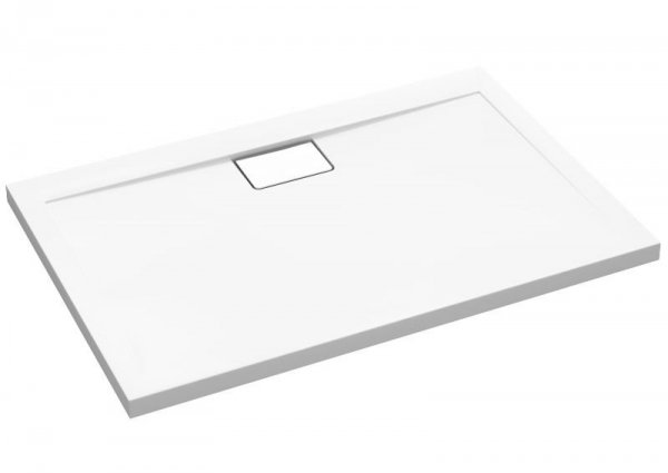 Brodzik prostokątny Vegar Biały 140x90x1,5x4,5 cm posadzkowy