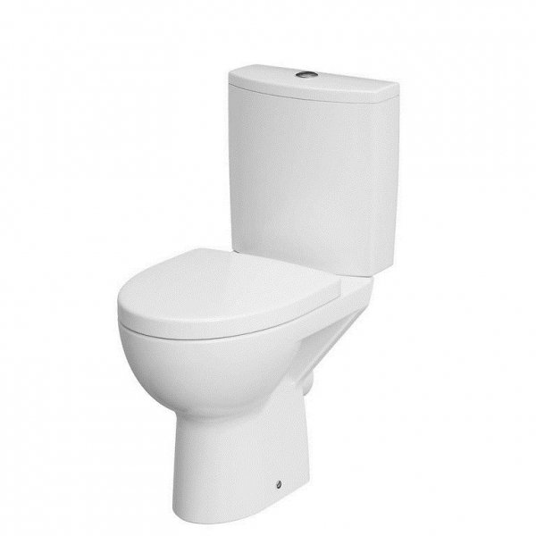 CERSANIT Parva 010 Kompakt WC bezkołnierzowy z wypinaną deską wolnoopadającą
