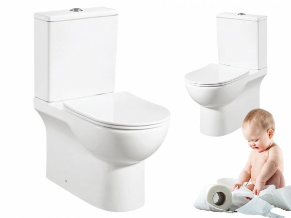 Lavita kompakt WC POSEJDON bezrantowy deska wolnoopadająca