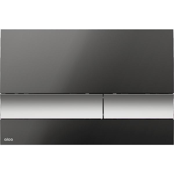 Przycisk czarny/chrom-mat M1728-2