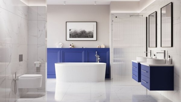 Invena ścianka walk-in ryflowana 80x200 kabina szyba szkło 8 mm hartowane