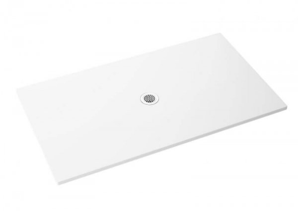 Brodzik prostokątny Fresco Biały 120x100x1,3x2,5 cm posadzkowy mat