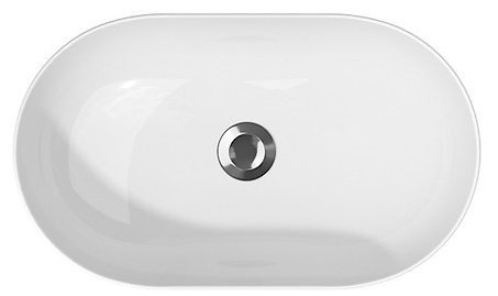 Umywalka ceramiczna nablatowa Inverto 60cm owalna