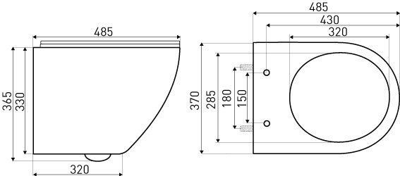 Stelaż WC + Przycisk M575+ Miska WC wisząca bez kołnierza DELOS BLACK + deska duroplast wolnoopadająca SLIM