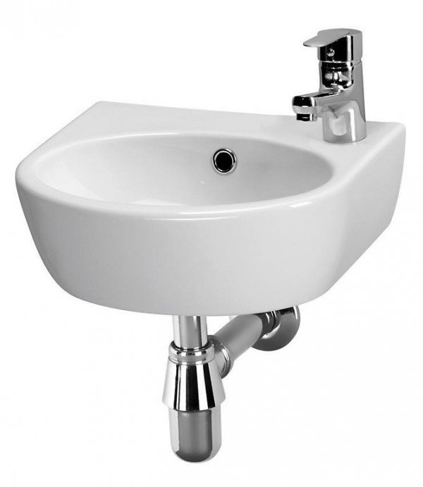 UMYWALKA wisząca ścienna ceramiczna CERSANIT PARVA 40 z otworem prawa