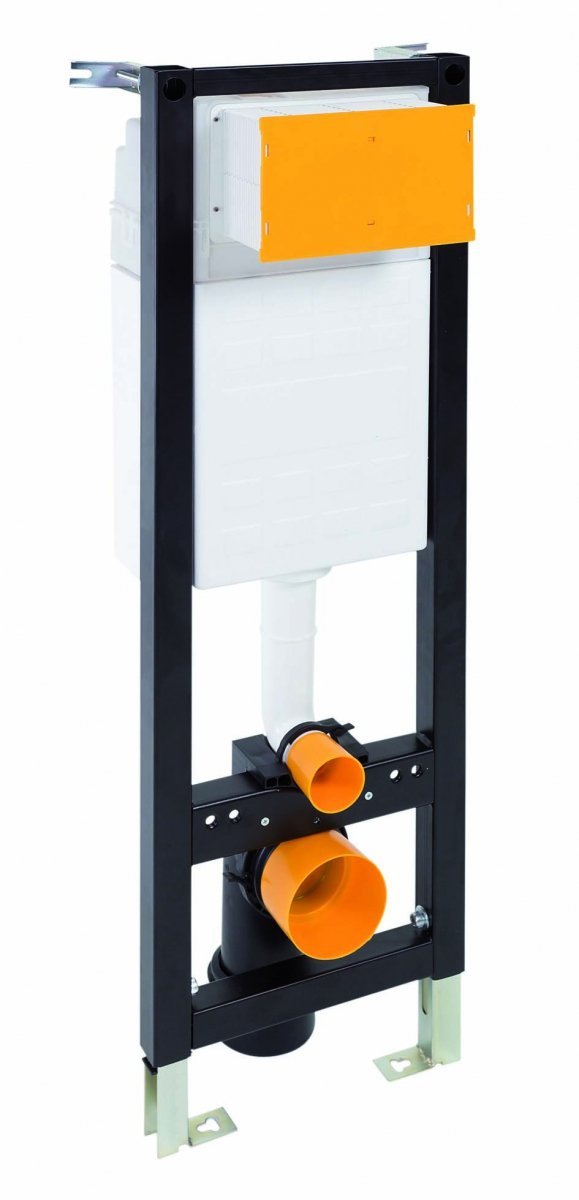 Zestaw stelaż podtynkowy Super Slim 35 Rimless Eco Box + Square Duo chrom + miska Desna