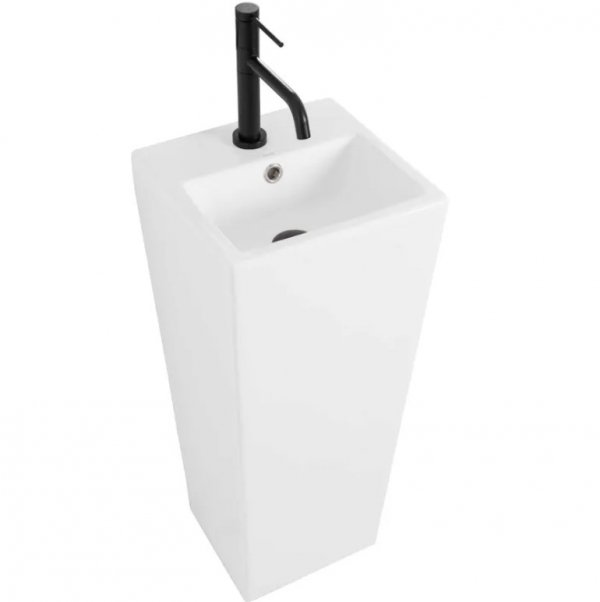 WOLNOSTOJĄCA umywalka ceramiczna REA KAMILA WHITE biała